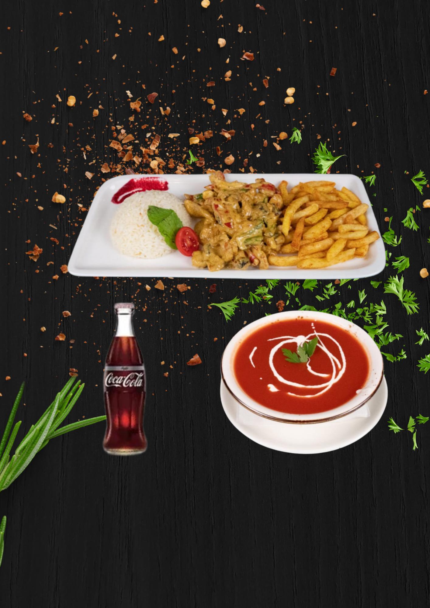 KÖRİ SOSLU TAVUK MENÜ
