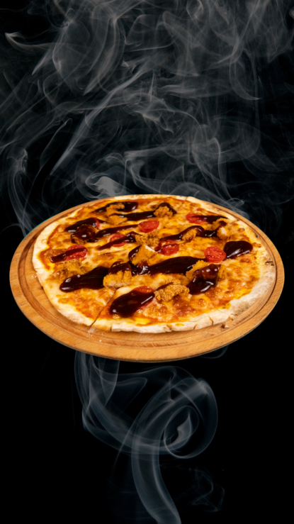 Tavuklu Barbekü Soslu Pizza